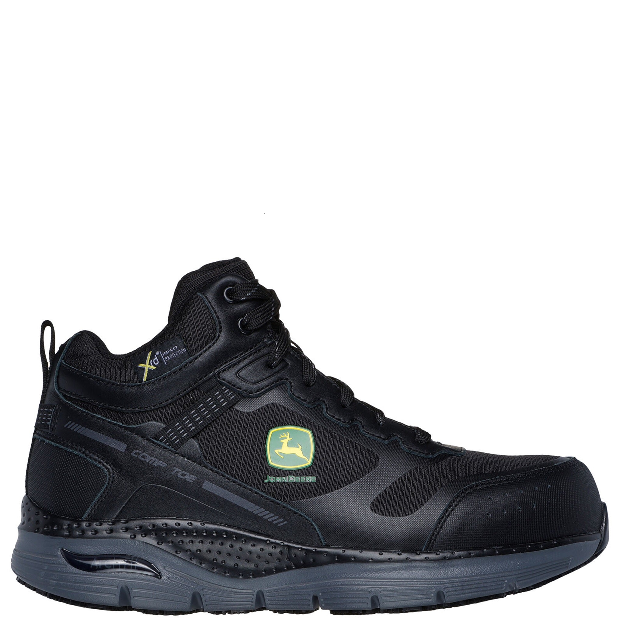 SKECHERS MEN S MET 256016BLK Hytest Safety Shoes